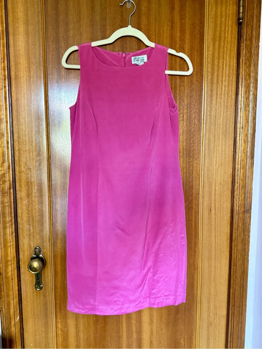 Style & Co. Fuchsia Pink Sleeveless Shift Dress